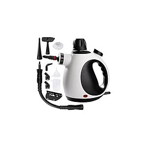 Handheld Steam Cleaner w/ 10 Accessories $27.99