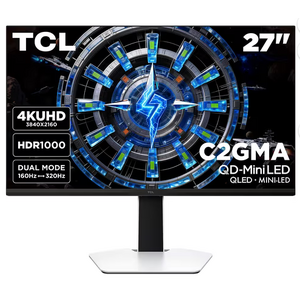 TCL 27” C2GMA Series QD-Mini LED 4K UHD HDR Gaming Monitor (New 2026) $299
