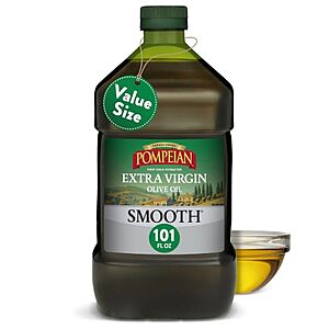 [SnS, AC] $19* | 101-Oz Pompeian Smooth Extra Virgin Olive Oil (First Cold Pressed) at Amazon