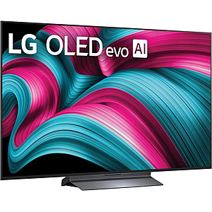 LG 55" Class OLED evo AI 4K C5 Series Smart TV (OLED55C5PUA, 2025) + Newegg $200.00 Promotional Gift Card $1299.99