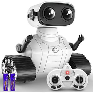 Hamourd Rechargeable Remote Control Robot Toy w/ LED Eyes, Music & Dancing (White or Jade Green) $11.49 + Free Shipping w/ Prime or on $35+