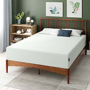 Zinus Night Therapy Green Tea Zest 12" Memory Foam Mattress $224.5