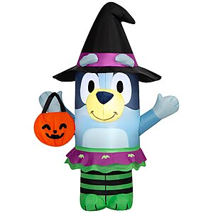 $24.49 LOWES Bluey 3-ft Lighted Bluey Witch Halloween Inflatable