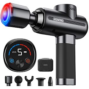 RENPHO Active Thermacool 2 Massage Gun with Intuitive Heat and Cold Control $85.47