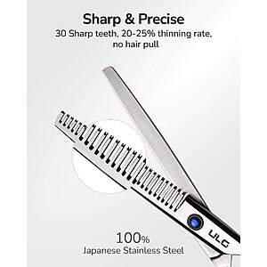 $7.49 ac AMAZON Hair Thinning Scissors ULG Professional Barber’s Texturizing Teeth Shears for Home Use