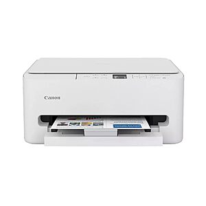 Canon PIXMA TS6520 Wireless Color Inkjet Printer, Duplex Printing, Copier/Scanner, 1.42" OLED Display, Compact, White $69