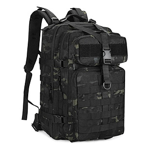 45L Rugged Molle Tactical Backpack $15 + Free Shipping