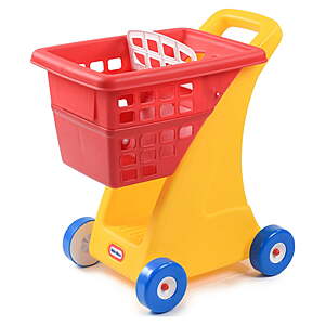 $25 FS Walmart+ or Pick Up: Little Tikes Toy Shopping Cart with Folding Seat, Multicolor,   for Kids 18mos+