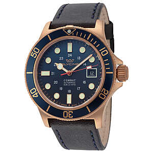 42mm Glycine Combat Sub Bronze Automatic Men's Watch $379 + Free S/H