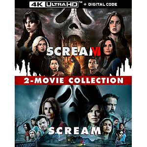 Scream VI + Scream (2022) 2-Movie Collection (4K UHD) $18.33 + Free Shipping w/ Prime or on $35+