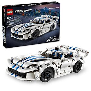 805-Piece LEGO Technic Dodge Viper GTS-R Sports Car Building Set (42234) $38 + Free Shipping