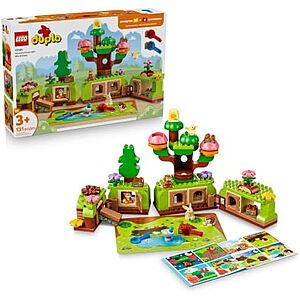 $63.95 | 131-Piece LEGO Duplo - Discovery Forest with Wild Animals (10480, 2026) at Amazon