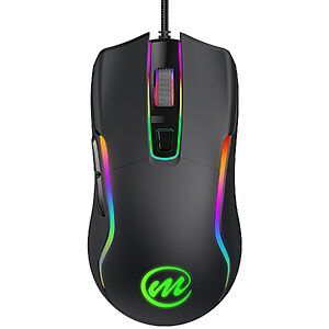 [Prime] 12800 DPI Memzuoix Wired RGB Gaming Mouse w/ 6 Buttons (Black) $9.99 + Free Shipping