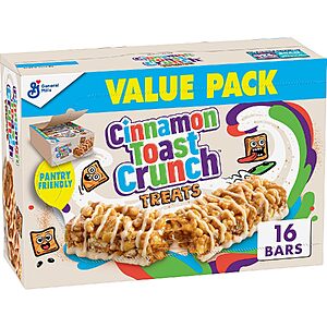 16-Count 0.85-Oz Cinnamon Toast Crunch Cereal Treat Bars $4.77 w/ S&S + Free Shipping w/ Prime or on $35+