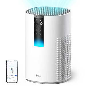 1726 ft² Dreo Smart Air Purifier w/ HEPA Filter & PM2.5 Display (White or Black) $65.69 + Free Shipping w/ Walmart+ or on $35+