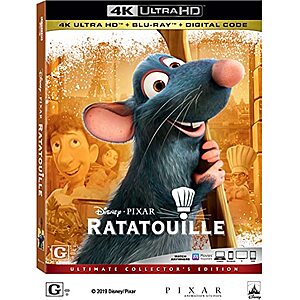 $21.36* | Ratatouille (4K Ultra HD + Blu-ray + Digital HD) at Amazon