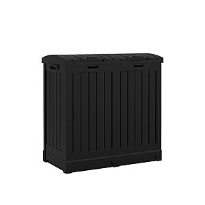 $93.99: Suncast Dual 33 Gal Trash Hideaway Cabinet