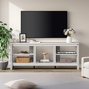 70" Lark Manor Ashae TV Storage Cabinet (White) $119.99 + Free Shipping