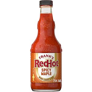 6-Pack 12-Oz Frank's RedHot Spicy Maple Wing Sauce & Dip $8.07 ($1.34 each bottle) + Free Shipping w/ Prime or on $35+