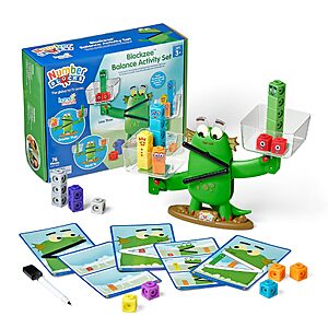 $14.97: hand2mind Numberblocks Blockzee Balance Activity Set