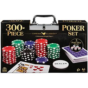 $20.49: Spin Master Games Cardinal Classics 300-Piece Poker Set