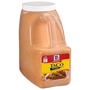 [S&S] $27.25: McCormick Original Taco Seasoning Mix, 6 lb