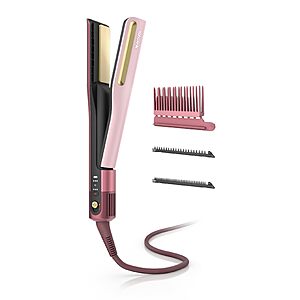 Shark SilkiPro Air Straightener & Blow Dryer, Flat Iron, Rose, HT400PK $159.99