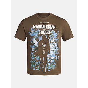 The Mandalorian Men's Mando Poster Graphic Tee (Sm - 3XL) $5.81 + Free Shipping w/ Walmart+ or on $35+