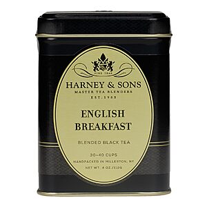 [S&S] $6.80: Harney & Sons English Breakfast Loose Leaf Black Tea Tin, 4 oz
