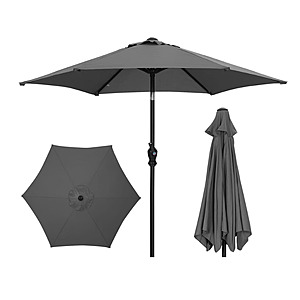 7.5' Ainfox Outdoor Market Patio Umbrella w/ Push Button Tilt & Crank (Various Colors) $20 + Free Shipping w/ Walmart+ or $35+