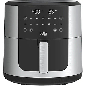 bella PRO - SmartCrisp 8-qt. Touchscreen Air Fryer - Stainless Steel $59.99 Bestbuy.com