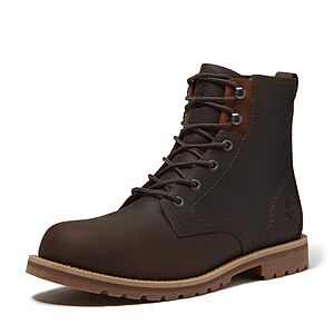 Timberland Men's Britton Falls Waterproof Lace Up Boot, Dark Brown Full Grain, for $119