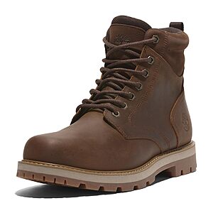 Timberland Men's Britton Road Mid Lace Up Waterproof Boot, Rust Full Grain, for $126