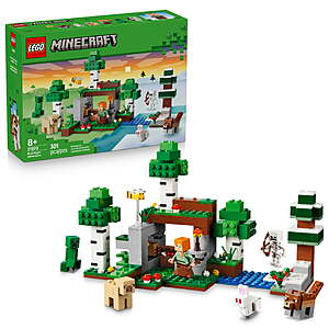 301-Pc LEGO Minecraft First Night Adventure Building Set (21593) $25 + Free Shipping w/ Walmart+ or on $35+