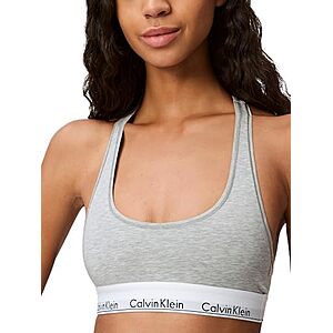 $8.93 | Calvin Klein Women's Modern Cotton Unlined Wireless Bralette at Amazon