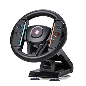 [NEW, AC] $17.78 | Numskull Official Joy-Con Steering Wheel Table Attachment Accessory for Switch 2 at Amazon