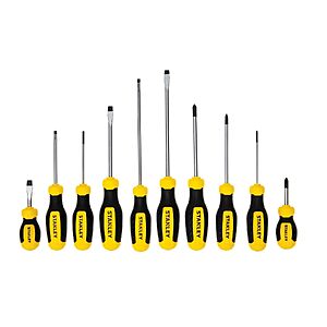 Stanley 10-Piece Phillips & Slotted Screwdriver Set $17.60 + Free Shipping w/ Prime or on $35+
