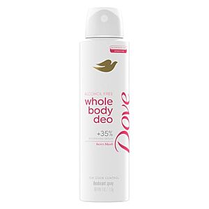 [SnS, AC] $7.34 | Dove Berry Blush Alcohol-Free Whole Body Deodorant Spray, 4 oz at Amazon
