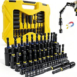 61-Piece Tugote Magnetic Nut Driver Set (Metric & SAE) $19.66 + Free Shipping w/ Prime or on $35+