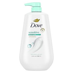 [SnS] $8.07 | 30.6-Oz Dove Body Wash with Pump (Sensitive) at Amazon
