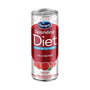 Ocean Spray Sparkling Diet Cranberry Juice Cocktail, 11.5 oz cans (Pack of 24) for $7.18