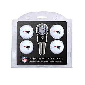 New England Patriots  Team Golf NFL Regulation Size Golf Balls (4 Count) & Divot Tool with Removable Double-Sided Magnetic Marker $11