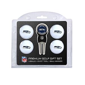 Seattle Seahawks  Team Golf NFL Regulation Size Golf Balls (4 Count) & Divot Tool with Removable Double-Sided Magnetic Marker $11