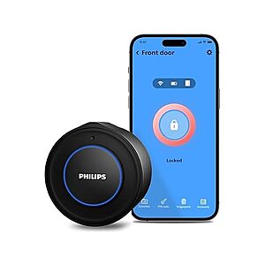 Philips 3000 Series Wi-Fi Smart Retrofit Deadbolt Lock (Matte Black) $49.99 + Free Shipping w/ Prime