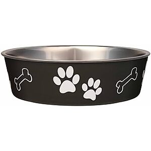 72-Oz Loving Pets Bella Dog Bowl (X-Large 65-100lbs, Espresso) $7
