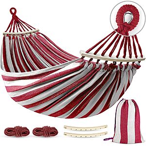 MOSFiATA Portable Camping Hammock with Anti-Roll Balance Beams $16+ w/ Code $17
