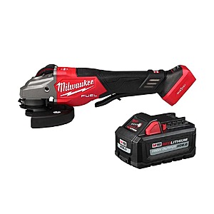 Milwaukee M18 FUEL ONE-KEY 18V  4-1/2 in. /6 in. Variable Speed Braking Grinder w/ 6.0 Ah Battery Lith-Ion Brushless Cordless $269
