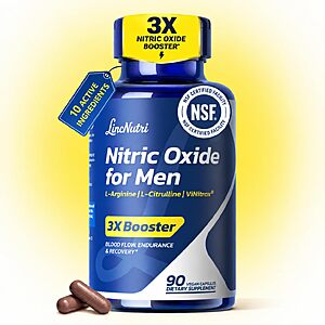 Nitric Oxide Supplements for Men $7.99
