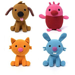 $6.42: Sago Mini Plush Gift Pack with 4 Stuffed Animals & Transforming Playhouse at Amazon