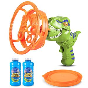 Amazon – Smlau Dinosaur Bubble Gun - $11.99 w/ Code